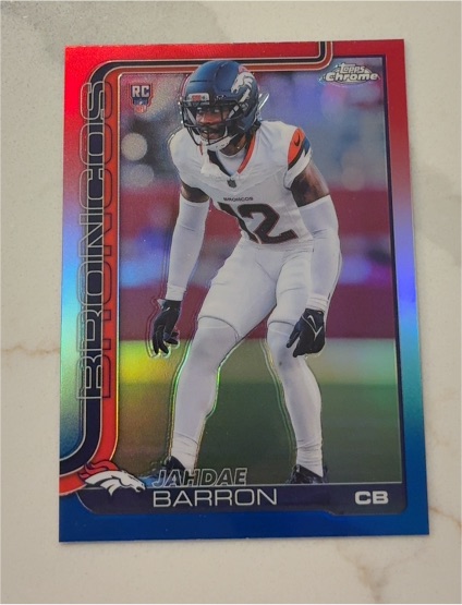 2025 Topps Chrome #359 Jahdae Barron — front