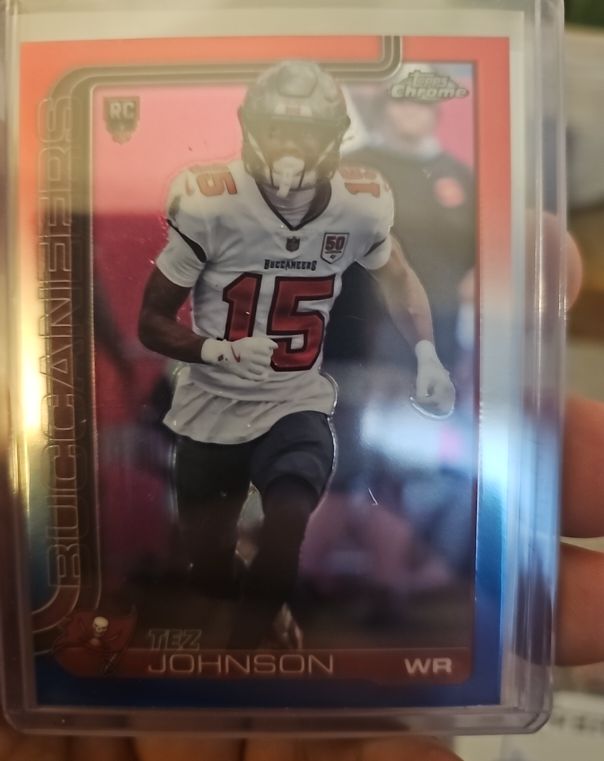 2025 Topps Chrome #342 Tez Johnson — front
