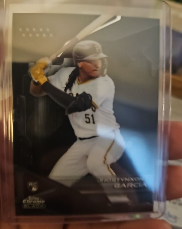 2026 Topps Chrome Black #23 Jhostynxon Garcia Rookie — front