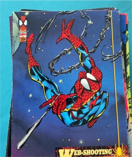 1994 Fleer Marvel Amazing Spider-Man #2 Web-Shooting Powers — front