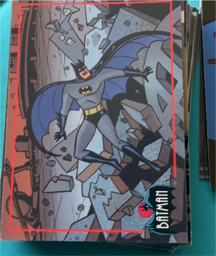 1993 Topps Batman: The Animated Series #54 Batman — front