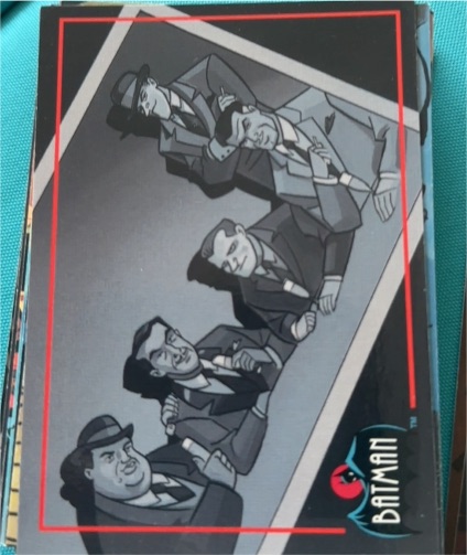 1993 Topps Batman Animated Series Trading Card — front