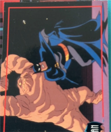 1993 Topps Batman Animated Series #157 Feat of Clay — front