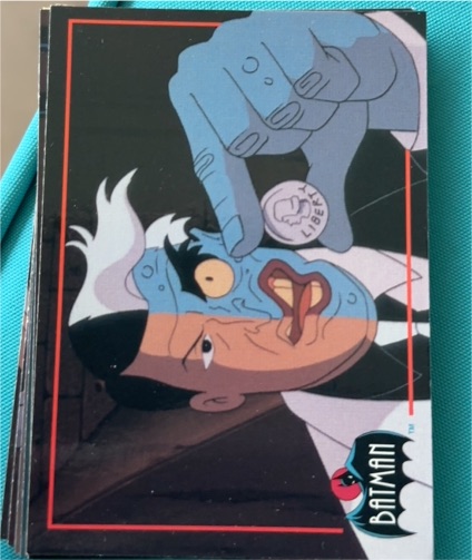 1993 Topps Batman Animated Series Trading Card — front