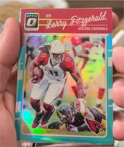 2016 Donruss Optic #2 Larry Fitzgerald — front