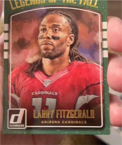 2016 Donruss #20 Larry Fitzgerald Legends of the Fall — front