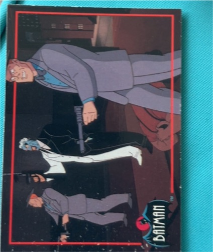 1993 Topps Batman: The Animated Series #101 Two Face Part II — front
