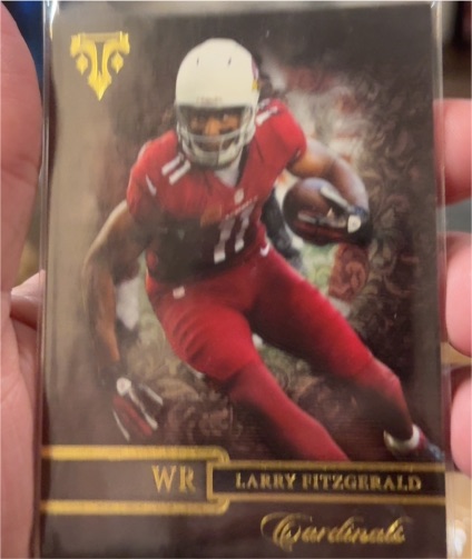 2014 Topps Triple Threads #39 Larry Fitzgerald — front