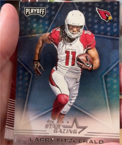 2016 Panini Playoff Star Gazing #SG-LF Larry Fitzgerald — front