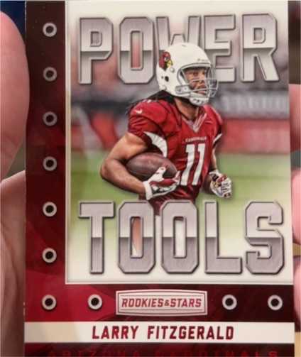 2016 Panini Rookies & Stars #5 Larry Fitzgerald Power Tools — front