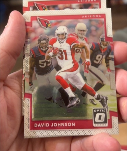 2017 Donruss Optic #95 David Johnson — front