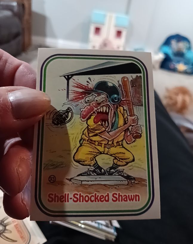 1988 Leaf Awesome All-Stars #93 Shell-Shocked Shawn — front