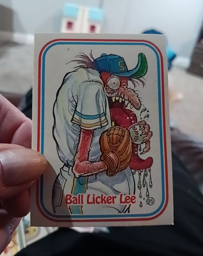 1988 Leaf Awesome All-Stars #95 Ball Licker Lee — front