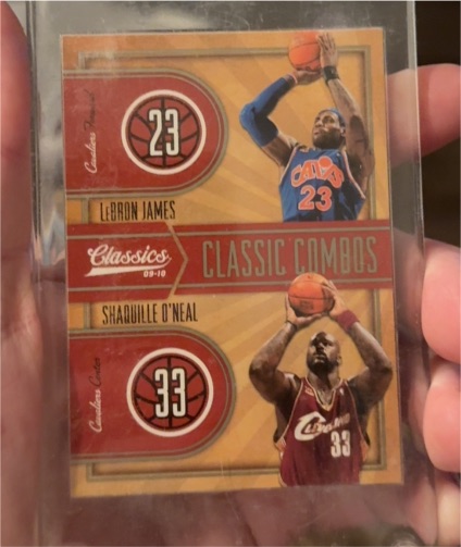 2009-10 Panini Classics #2 LeBron James / Shaquille O'Neal Classic Combos — front