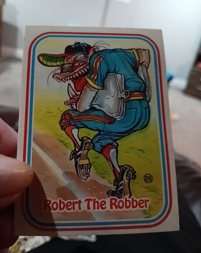 1988 Donruss Awesome All-Stars #89 Robert The Robber — front