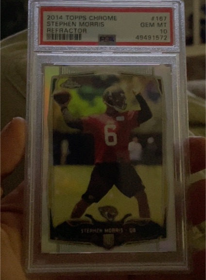 2014 Topps Chrome #167 Stephen Morris RC — front