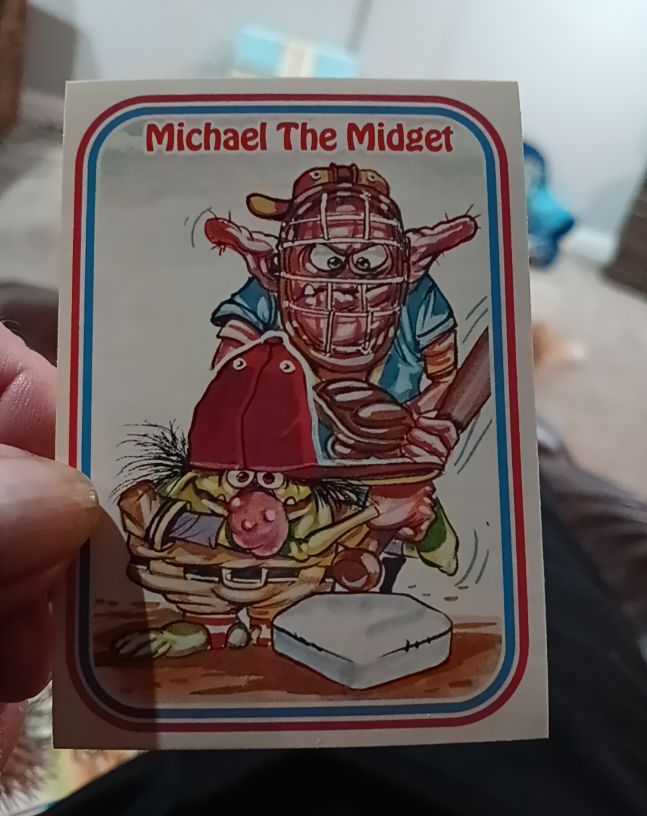 1988 Leaf Awesome All-Stars #40 Michael The Midget — front