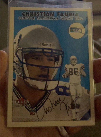 2000 Fleer Tradition #223 Christian Fauria — front