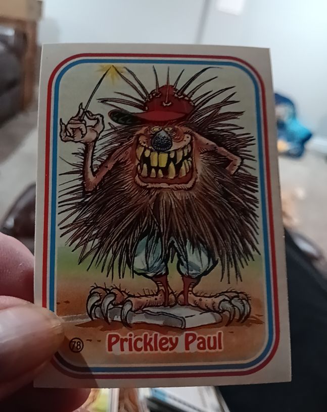 1988 Leaf Awesome All-Stars #78 Prickley Paul — front