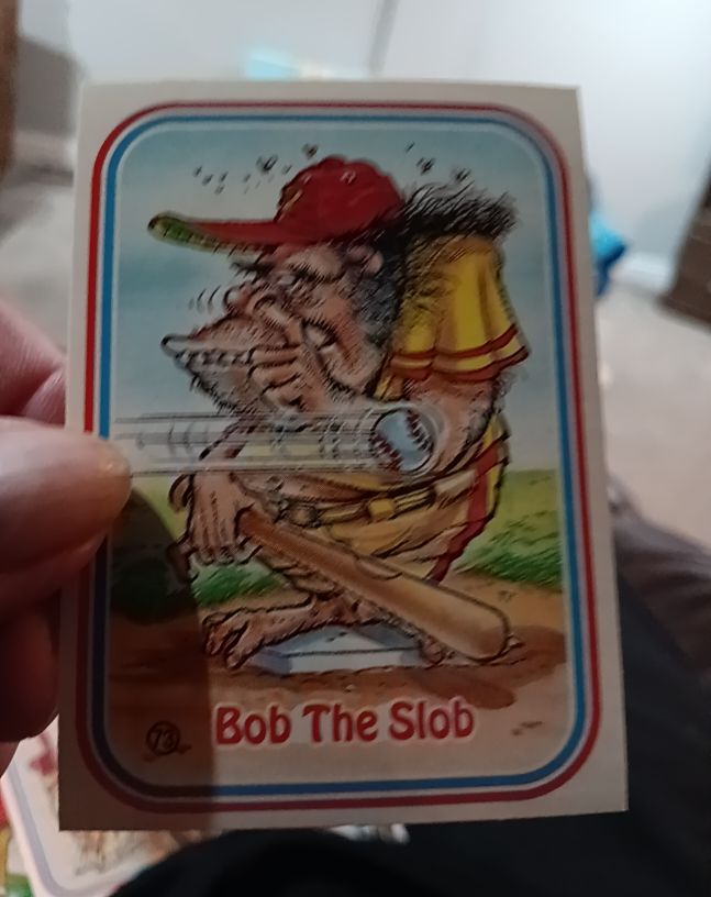 1988 Leaf Awesome All-Stars #73 Bob The Slob — front