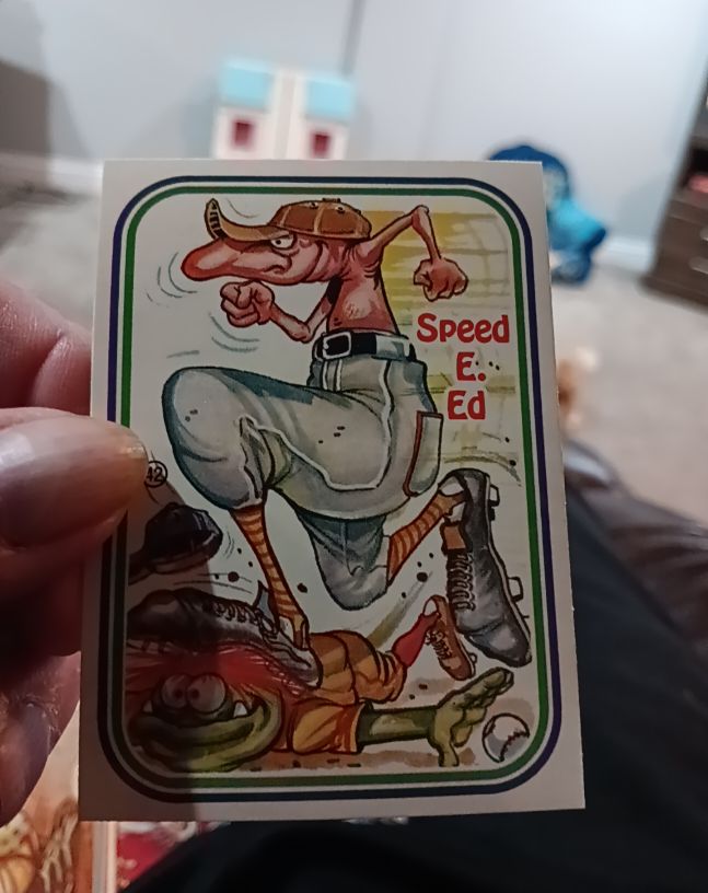 1988 Leaf Awesome All-Stars #42 Speed E. Ed — front
