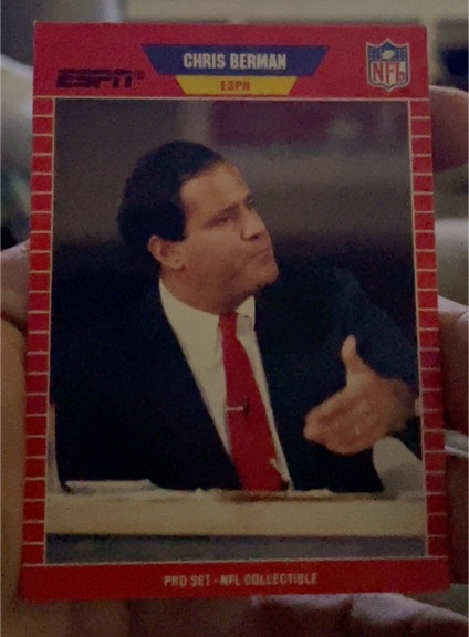 1989 Pro Set #5 Chris Berman — front