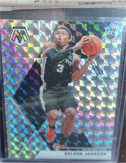 2019-20 Panini Mosaic #238 Keldon Johnson — front