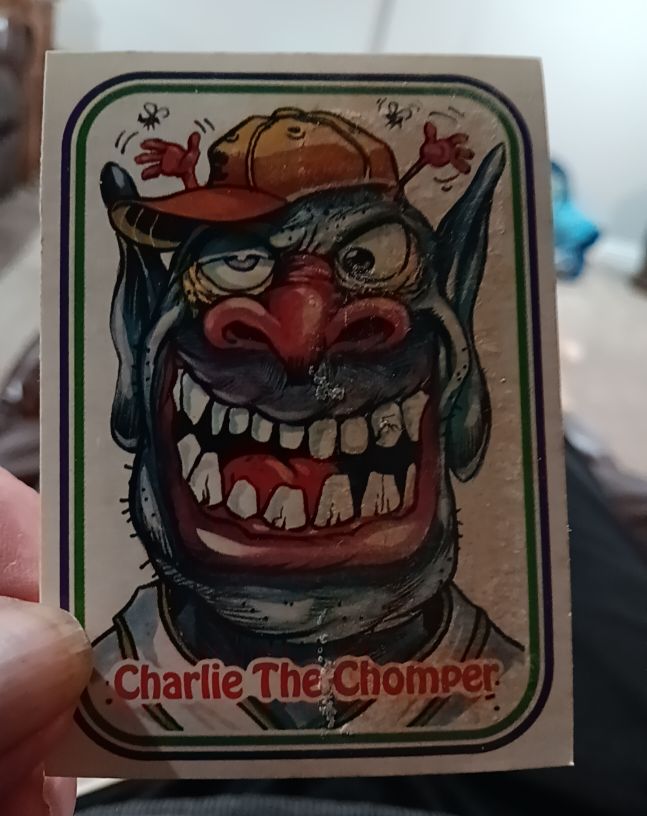 1988 Leaf Awesome All-Stars #11 Charlie The Chomper — front