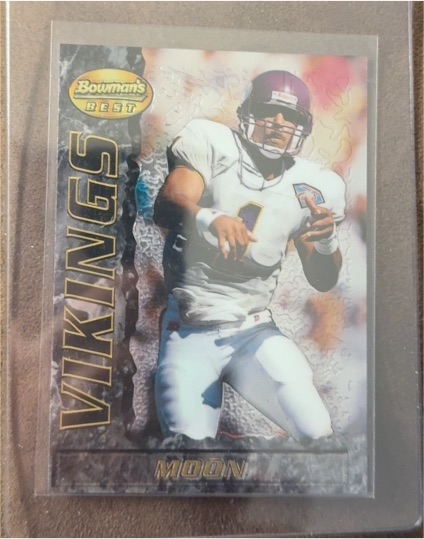 1995 Bowman's Best #46 Warren Moon — front