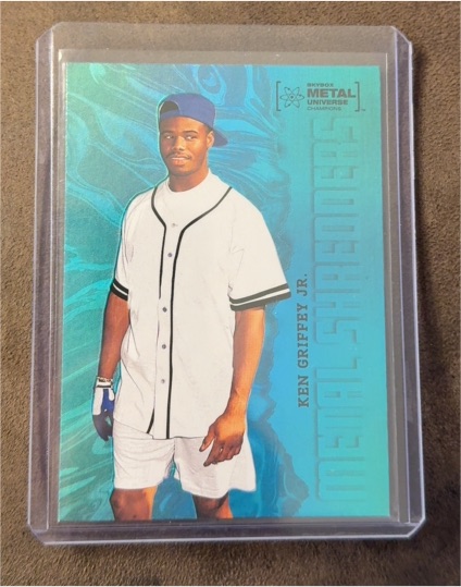 2022 Skybox Metal Universe Champions Metal Shredders #120 Ken Griffey Jr. — front