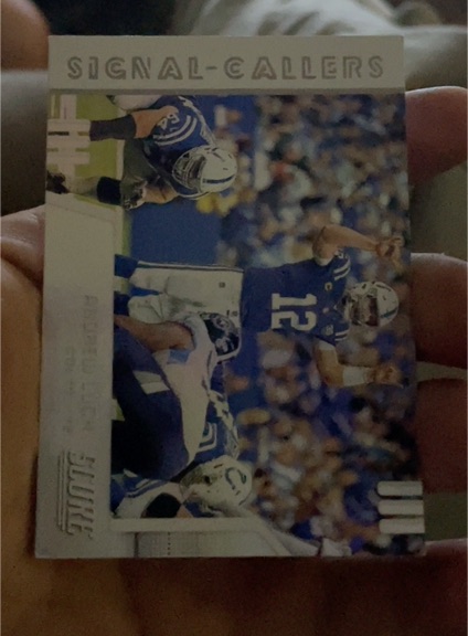 2019 Score #SC-17 Andrew Luck Signal Callers — front