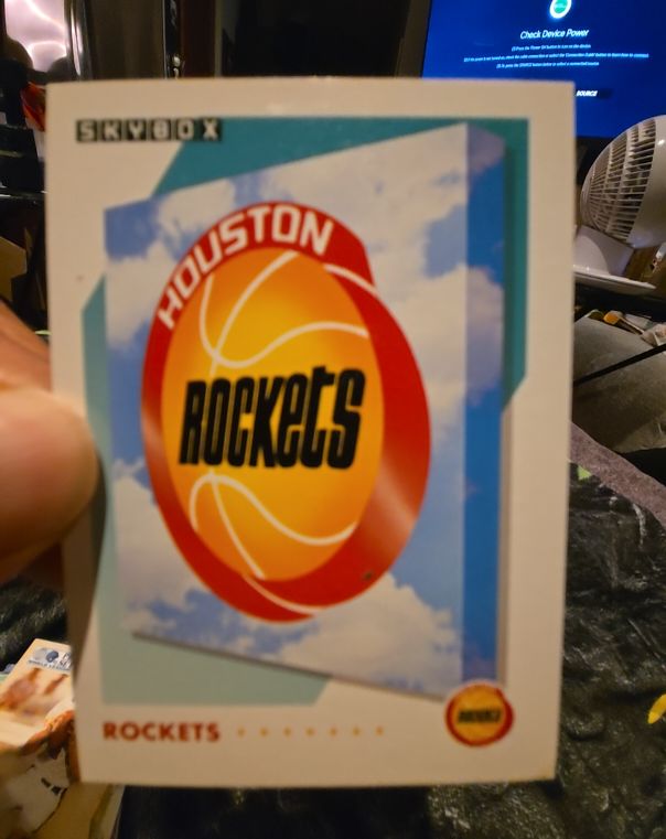 1991-92 SkyBox #360 Houston Rockets Logo — front