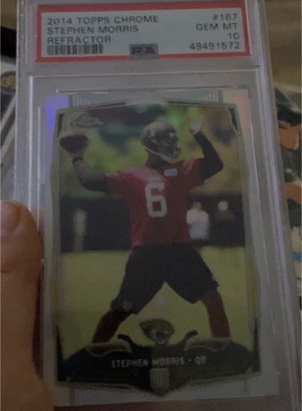 2014 Topps Chrome #167 Stephen Morris — front