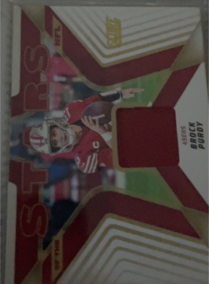 2025 Score Stars of the NFL #SNJ-BPY Brock Purdy — front