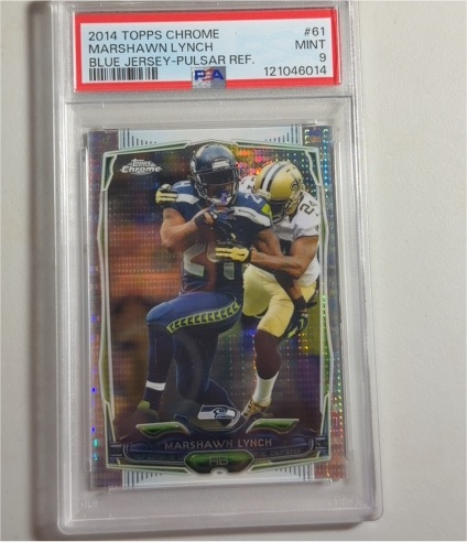 2014 Topps Chrome #61 Marshawn Lynch — front