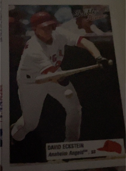 2003 Fleer Double Header #177 David Eckstein — front