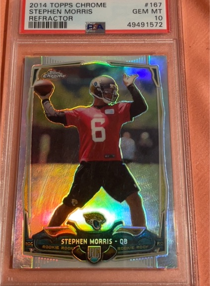 2014 Topps Chrome #167 Stephen Morris — front