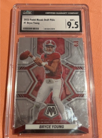 2023 Panini Mosaic Draft Picks #1 Bryce Young — front