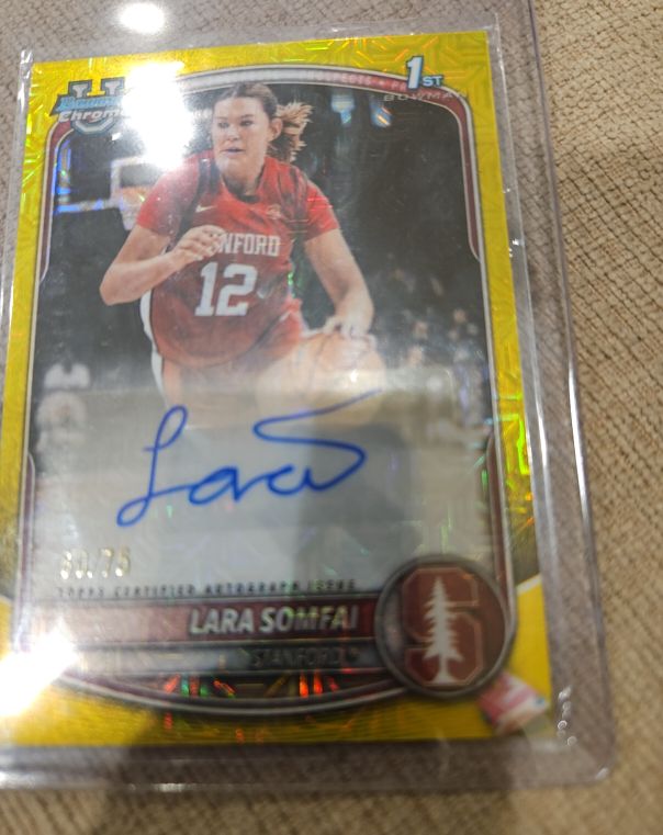 2025 Bowman Chrome #CPA-LS Lara Somfai — front