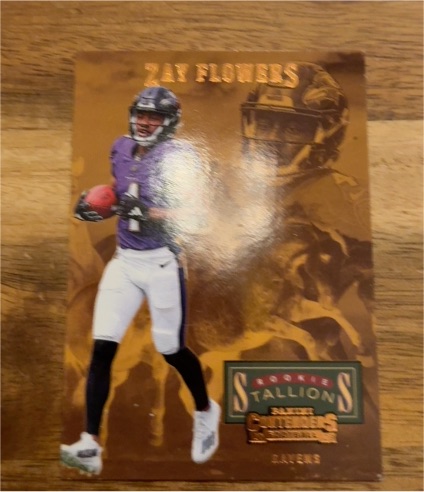 2023 Panini Contenders Rookie Stallions #25 Zay Flowers — front