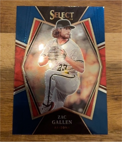 2022 Panini Select Premier Level #182 Zac Gallen — front