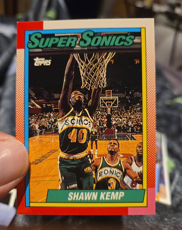 1992-93 Topps Archives #136 Shawn Kemp — front