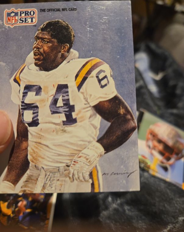 1991 Pro Set #383 Randall McDaniel — front