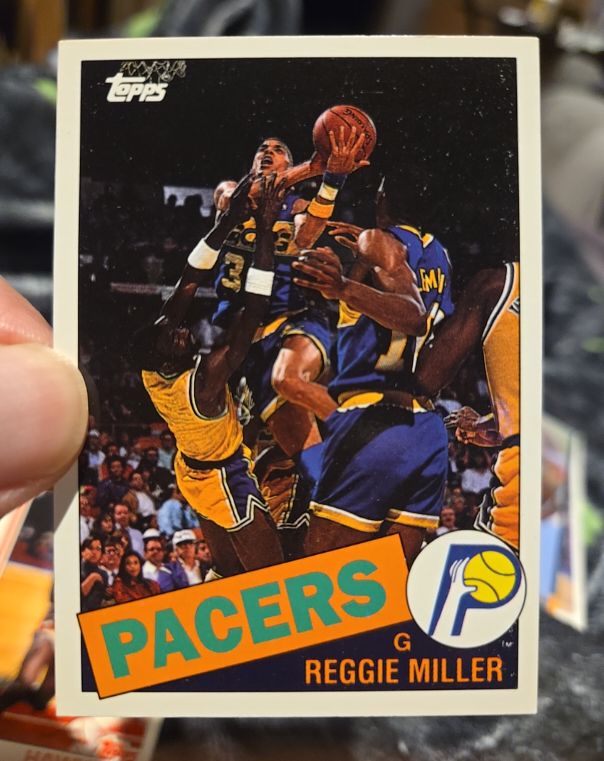 1992-93 Topps Archives #67 Reggie Miller — front