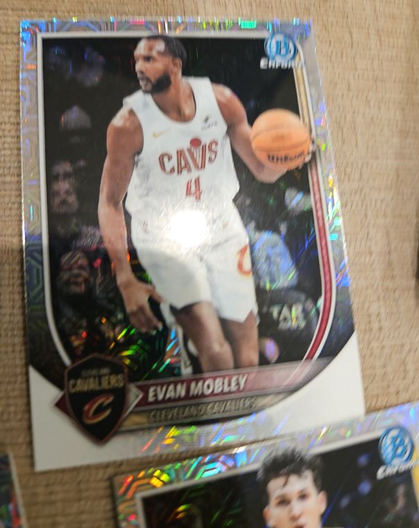 2025 Bowman Chrome #BCV-93 Evan Mobley — front