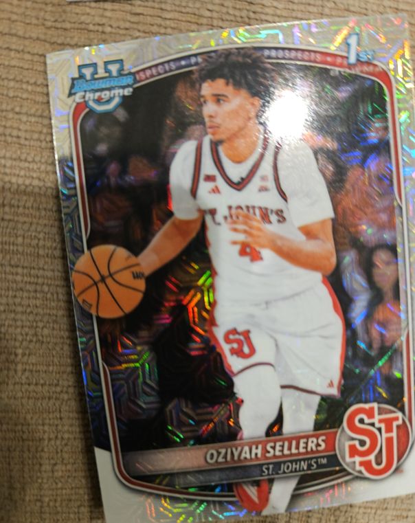 2025 Bowman Chrome #BCP-87 Oziyah Sellers — front