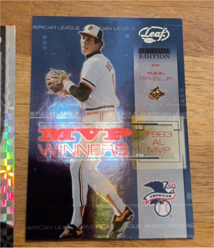 2004 Leaf Second Edition MVP Winners #MW-6 Cal Ripken Jr. — front