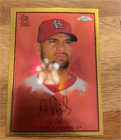 2008 Topps Chrome T205 #TCCP1 Albert Pujols — front