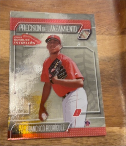 2003 Donruss Estrellas #PP-3 Francisco Rodriguez Precision De Lanzamiento — front