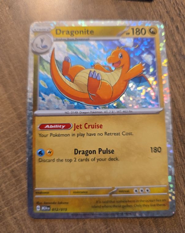 2024 Pokémon McDonald's Promo #012 Dragonite — front